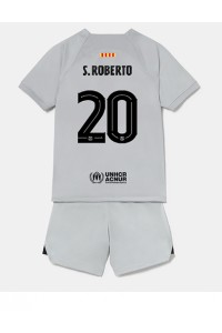 Fotbalové Dres Barcelona Sergi Roberto #20 Dětské Třetí Oblečení 2022-23 Krátký Rukáv (+ trenýrky)